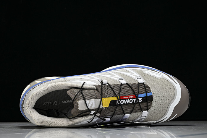 477391-28 XT-6 OUTDOOR TRAIL RUNNING SHOES BROWN/WHITE/BLUE
