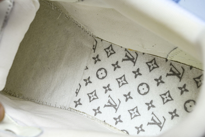 LEATHER CASUAL SPORTS SHOES BEIGE/BROWN/WHITE