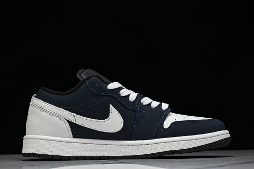 QL1988-014 AIR JORDAN 1 LOW RETRO BASKETBALL SHOES BLACK/WHITE