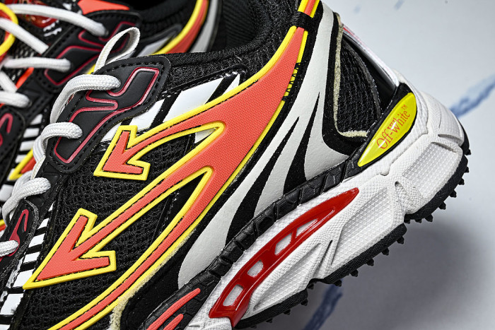 HIGH-TOP THICK-SOLED CASUAL SPORTS SHOES BLACK/WHITE/RED/ORANGE/YELLOW