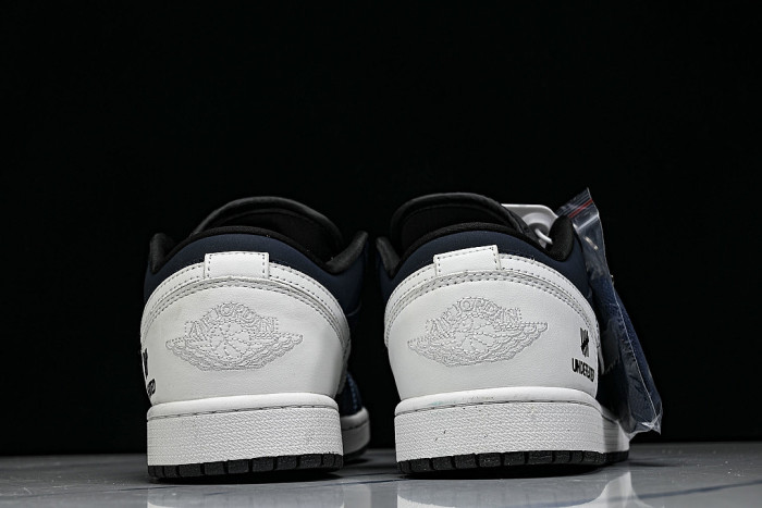 QL1988-014 AIR JORDAN 1 LOW RETRO BASKETBALL SHOES BLACK/WHITE