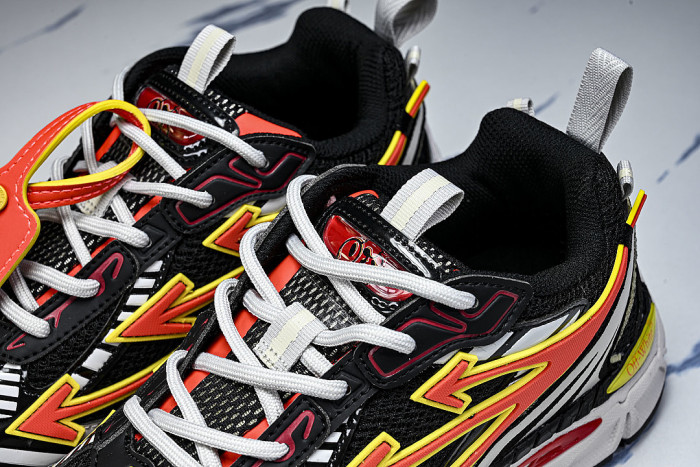 HIGH-TOP THICK-SOLED CASUAL SPORTS SHOES BLACK/WHITE/RED/ORANGE/YELLOW
