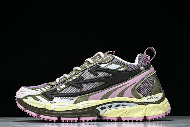 HIGH-TOP THICK-SOLED CASUAL SPORTS SHOES PINK/GREEN/BLACK/WHITE