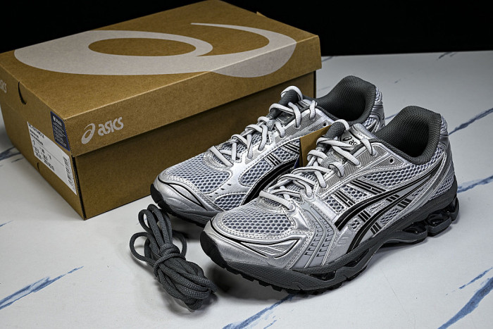 1203A706-020 GEL KAYANO 14 SPORTY AND CASUAL BREATHABLE RUNNING SHOES GREY/DARK GRAY