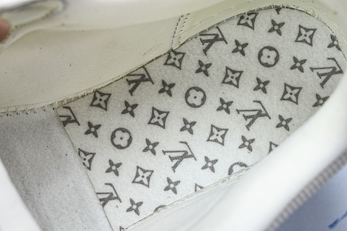 LEATHER CASUAL SPORTS SHOES WHITE/BEIGE/GREY