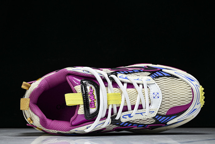HIGH-TOP THICK-SOLED CASUAL SPORTS SHOES WHITE/PURPLE/BLUE/BLACK