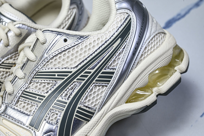 1201A019-200 GEL KAYANO 14 SPORTY AND CASUAL BREATHABLE RUNNING SHOES BIRCH/DARK PEWTER