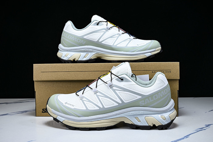 479900-28 XT-6 OUTDOOR TRAIL RUNNING SHOES WHITE/GREEN