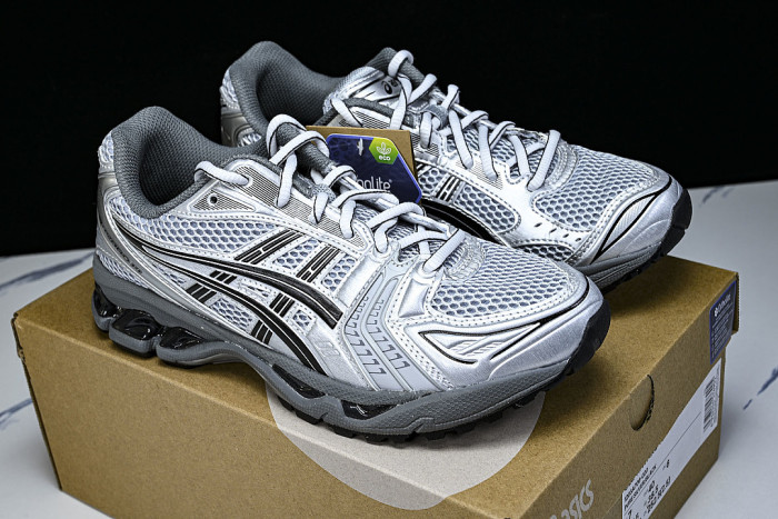 1203A706-020 GEL KAYANO 14 SPORTY AND CASUAL BREATHABLE RUNNING SHOES GREY/DARK GRAY