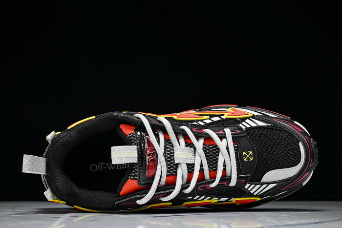 HIGH-TOP THICK-SOLED CASUAL SPORTS SHOES BLACK/WHITE/RED/ORANGE/YELLOW
