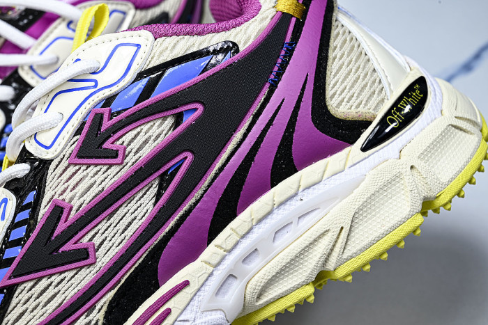 HIGH-TOP THICK-SOLED CASUAL SPORTS SHOES WHITE/PURPLE/BLUE/BLACK