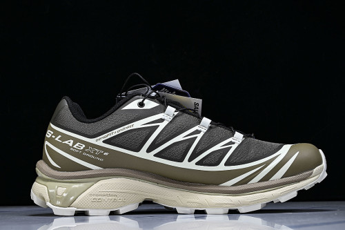 473058-28 XT-6 OUTDOOR TRAIL RUNNING SHOES BROWN/BLACK/WHITE