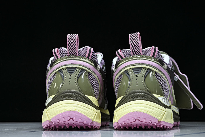 HIGH-TOP THICK-SOLED CASUAL SPORTS SHOES PINK/GREEN/BLACK/WHITE