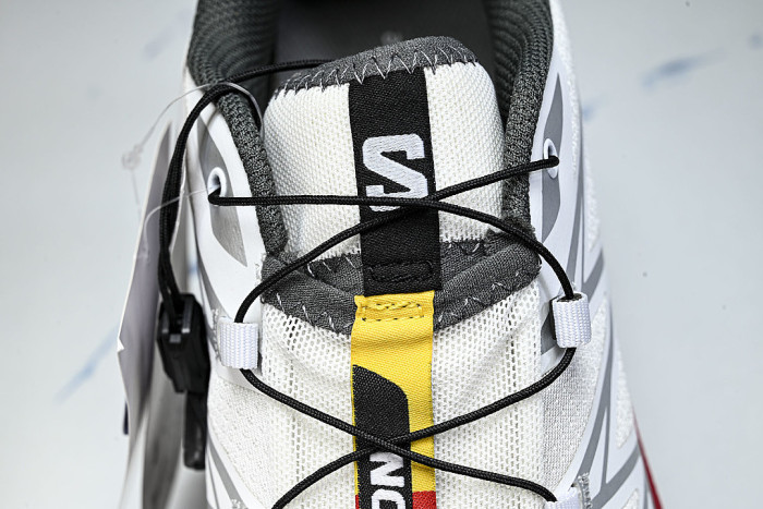 478644-28 XT-6 OUTDOOR TRAIL RUNNING SHOES WHITE/GREY/BLACK/RED