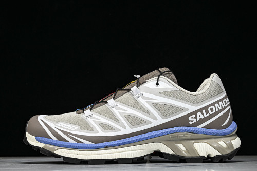 477391-28 XT-6 OUTDOOR TRAIL RUNNING SHOES BROWN/WHITE/BLUE