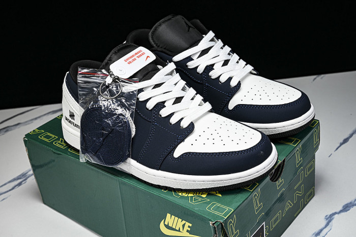 QL1988-014 AIR JORDAN 1 LOW RETRO BASKETBALL SHOES BLACK/WHITE
