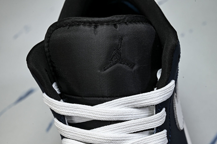 QL1988-014 AIR JORDAN 1 LOW RETRO BASKETBALL SHOES BLACK/WHITE