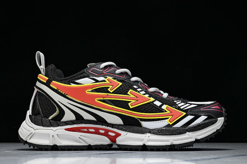 HIGH-TOP THICK-SOLED CASUAL SPORTS SHOES BLACK/WHITE/RED/ORANGE/YELLOW