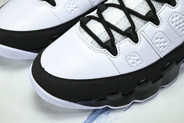 IX6179-100 JORDAN 9 RETRO WHITE/TRUE RED/BLACK