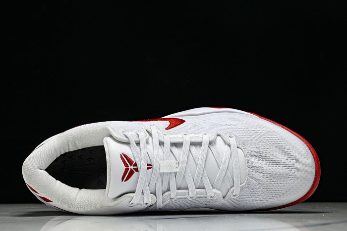 HM6469-101 KOBE 8 SYSTEM MEN'S PRACTICAL BASKETBALL SHOES WHITE/RED