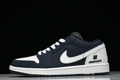 QL1988-014 AIR JORDAN 1 LOW RETRO BASKETBALL SHOES BLACK/WHITE