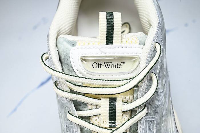 HIGH-TOP THICK-SOLED CASUAL SPORTS SHOES BLUE/WHITE/GREEN