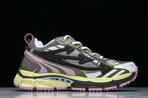 HIGH-TOP THICK-SOLED CASUAL SPORTS SHOES PINK/GREEN/BLACK/WHITE