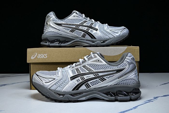 1203A706-020 GEL KAYANO 14 SPORTY AND CASUAL BREATHABLE RUNNING SHOES GREY/DARK GRAY