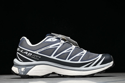 412529-28 XT-6 OUTDOOR TRAIL RUNNING SHOES GREY/WHITE/BLACK