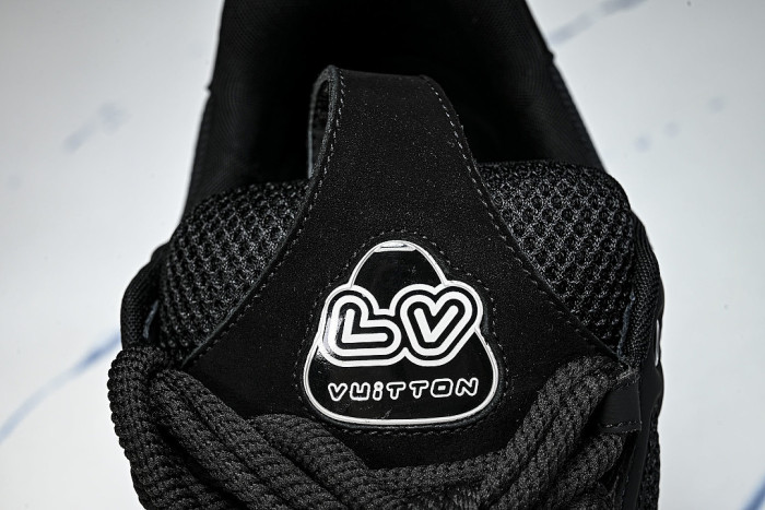 LEATHER CASUAL SPORTS SHOES BLACK/BLACK/BLACK
