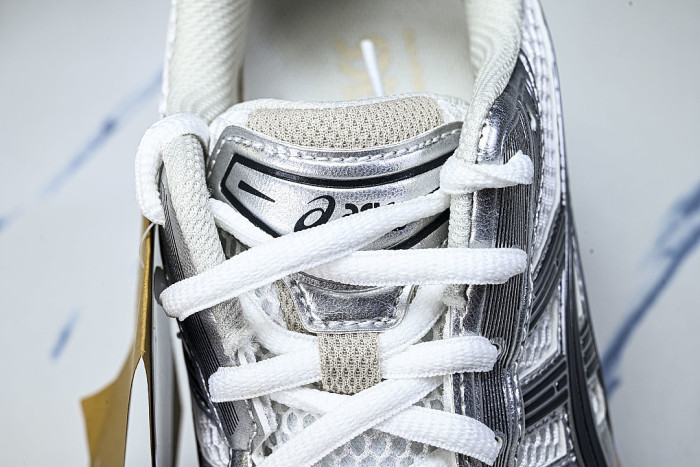 1203A537-110 GEL KAYANO 14 SPORTY AND CASUAL BREATHABLE RUNNING SHOES SILVER/ARGENT