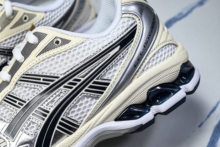 1202A056-109 GEL KAYANO 14 SPORTY AND CASUAL BREATHABLE RUNNING SHOES BEIGE/OFF WHITE