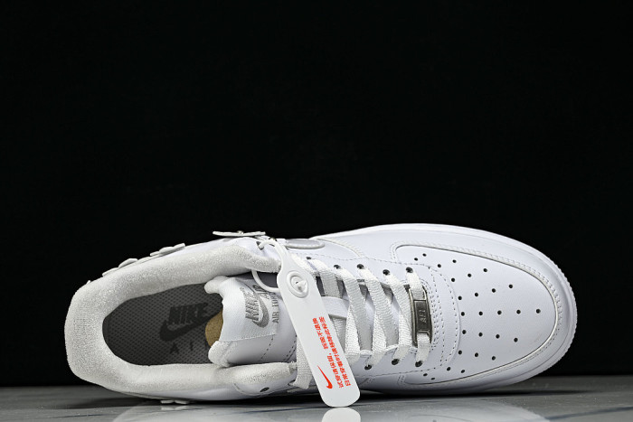 IR8637-100 AIR FORCE 1 LOW 07 CASUAL SNEAKERS WHITE/WOLF GREY/METALLIC SILVER/WHITE