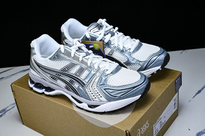 1203A537-106 GEL KAYANO 14 SPORTY AND CASUAL BREATHABLE RUNNING SHOES DARK GREEN/GREEN