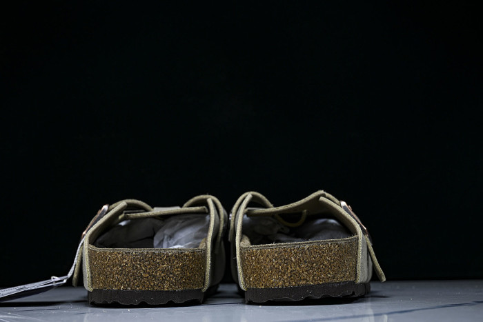 BOSTON SOFT FOOTBED HALF-SLIP-ON SANDALS BROWN/BROWN/BROWN
