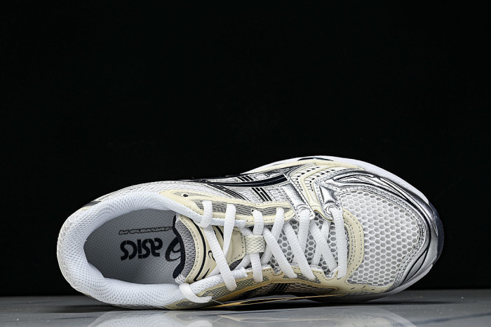 1202A056-109 GEL KAYANO 14 SPORTY AND CASUAL BREATHABLE RUNNING SHOES BEIGE/OFF WHITE