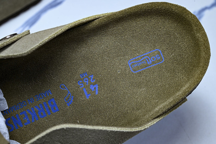 BOSTON SOFT FOOTBED HALF-SLIP-ON SANDALS BROWN/BROWN/BROWN