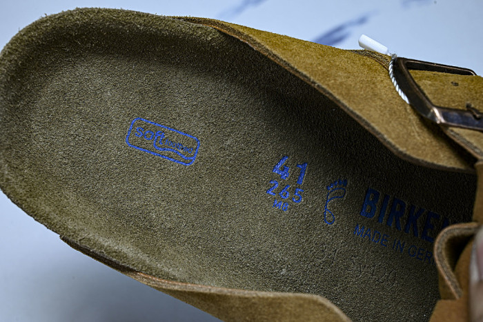 BOSTON SOFT FOOTBED HALF-SLIP-ON SANDALS BROWN/BROWN/BROWN