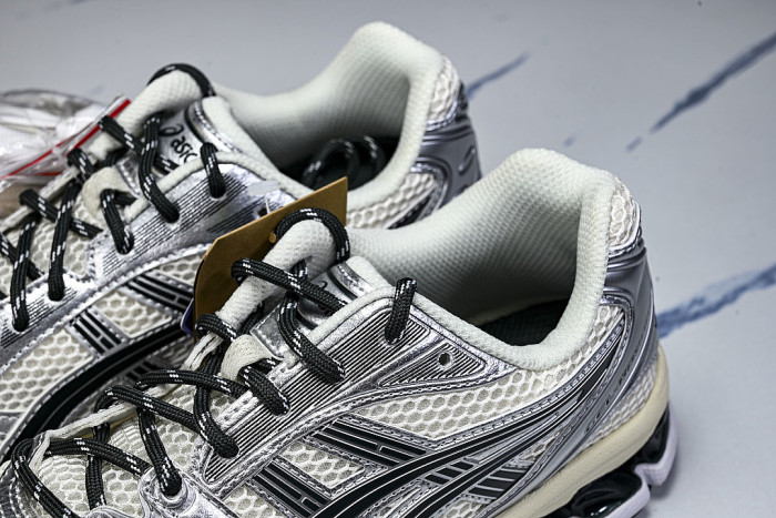 1203A566-100 GEL KAYANO 14 SPORTY AND CASUAL BREATHABLE RUNNING SHOES BEIGE/OFF WHITE