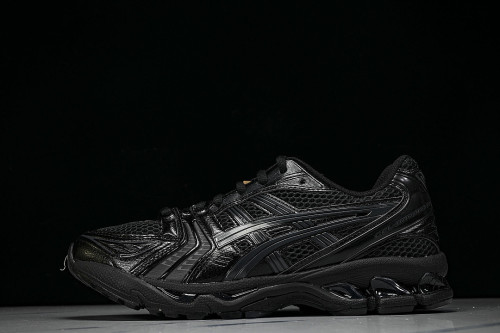 1201A019-001 GEL KAYANO 14 SPORTY AND CASUAL BREATHABLE RUNNING SHOES BLACK/INKINESS