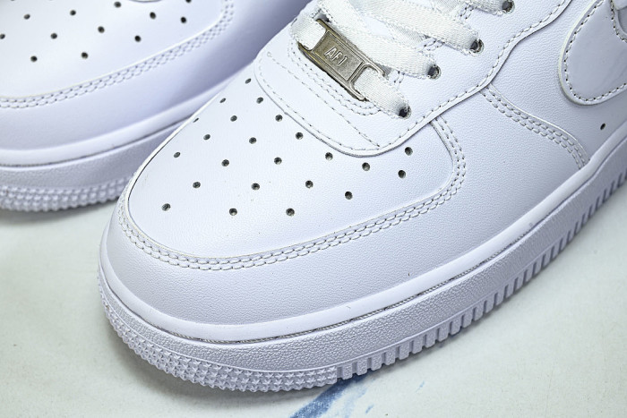 IR8637-100 AIR FORCE 1 LOW 07 CASUAL SNEAKERS WHITE/WOLF GREY/METALLIC SILVER/WHITE