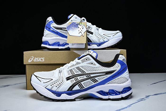 1201A019-101 GEL-KAYANO 14 WHITE/TUNA BLUE