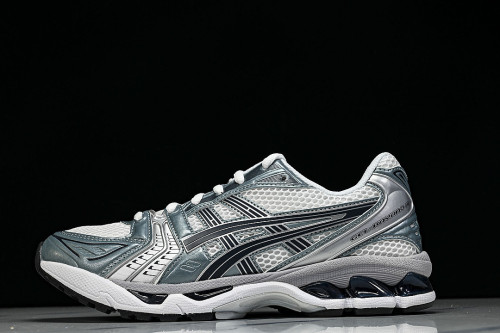 1203A537-106 GEL KAYANO 14 SPORTY AND CASUAL BREATHABLE RUNNING SHOES DARK GREEN/GREEN