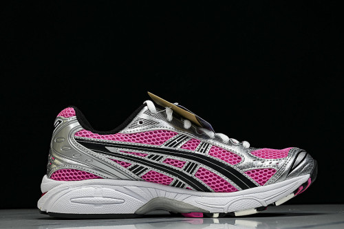 1201A019-700 GEL KAYANO 14 SPORTY AND CASUAL BREATHABLE RUNNING SHOES DARK PINK/PINK