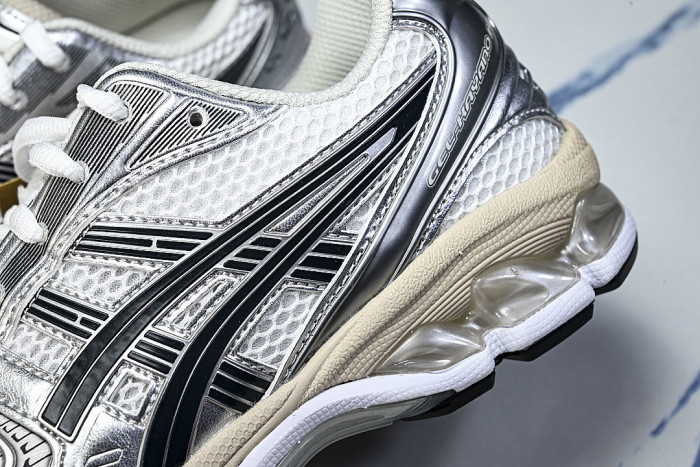 1203A537-110 GEL KAYANO 14 SPORTY AND CASUAL BREATHABLE RUNNING SHOES SILVER/ARGENT