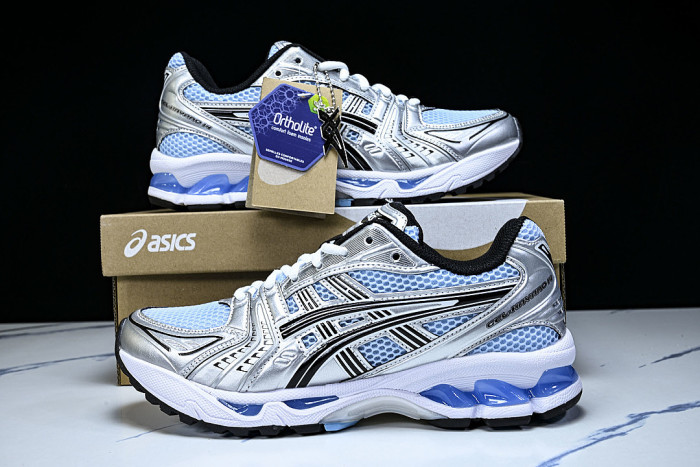 1203A537-400 GEL KAYANO 14 ARCTIC SKY/PURE SILVER