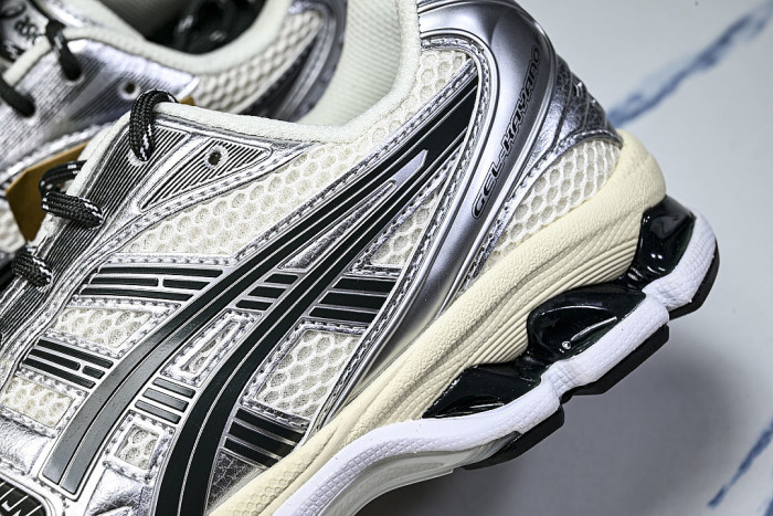 1203A566-100 GEL KAYANO 14 SPORTY AND CASUAL BREATHABLE RUNNING SHOES BEIGE/OFF WHITE