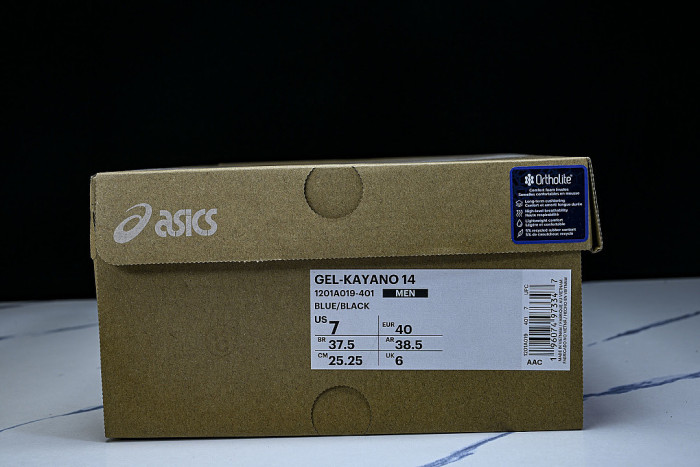 1201A019-401 GEL KAYANO 14 SPORTY AND CASUAL BREATHABLE RUNNING SHOES KLEIN BLUE/BLUE