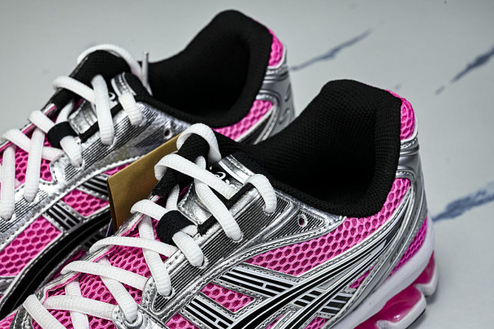 1201A019-700 GEL KAYANO 14 SPORTY AND CASUAL BREATHABLE RUNNING SHOES DARK PINK/PINK