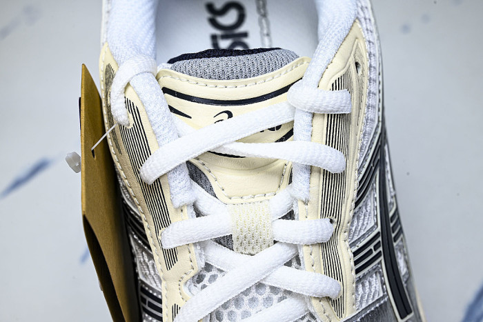 1202A056-109 GEL KAYANO 14 SPORTY AND CASUAL BREATHABLE RUNNING SHOES BEIGE/OFF WHITE